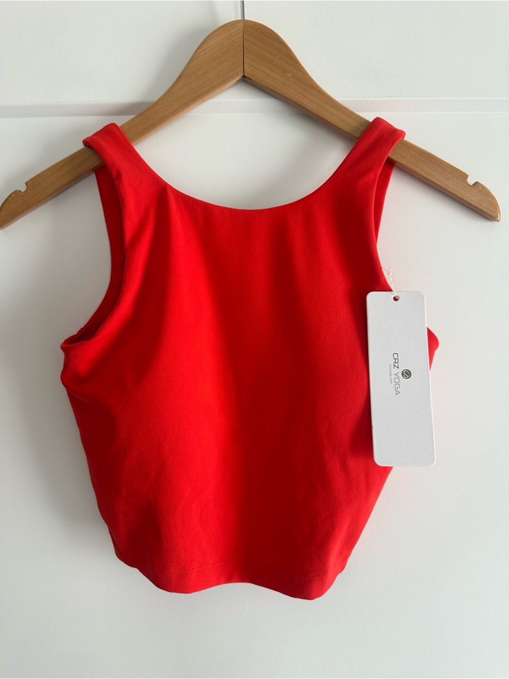 NWT CRZ Yoga High Neck Cropped Tank Top XS